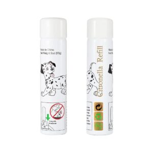 Refillable Citronella Spray for Bark Collars and Remote Trainers for Healthy Dogs