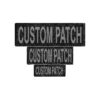 Reflective Customizable Personalized Dog Harness Patches Made in USA 2x6