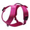 Reflective Dog Harness with Padded Handle and Breathable Mesh Pink Size L