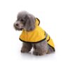 Reflective Dog Raincoat with Hood and Chest Straps for Small Medium Dogs and Puppies