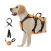 Reflective Dog Vest Harness with Adjustable Neck and Chest Girth for Medium Size Dogs