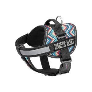 Reflective Medical Support Dog Harness with Neoprene Lining and Adjustable Straps