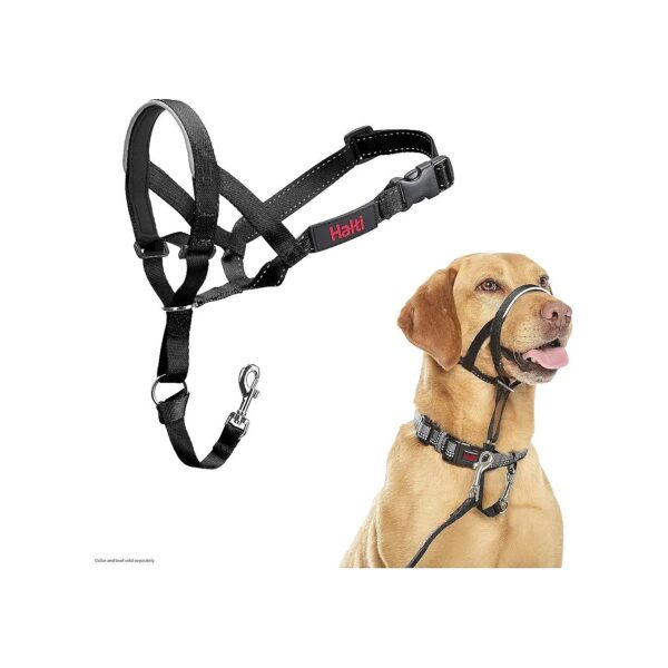 Reflective Padded Nose Band Adjustable Dog Headcollar Prevents Leash Pulls