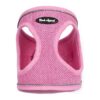 Reflective Pink Mesh Step-In Harness for Comfortable and Safe Wearing