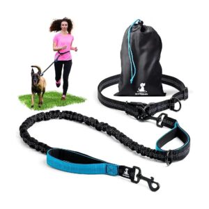 Reflective Stitched Dog Leash for Medium to Large Dogs Perfect for Jogging and Running