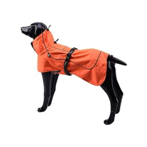 Reflective Waterproof Dog Raincoat for Small Dogs with Comfortable Adjustable Fit