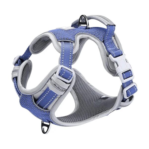 Reflective and Durable Dog Vest for Small Dogs with Extended Chest Padded