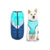 Reflective and Water Resistant Dog Jacket for Small to Medium Dogs with Padded Insulation