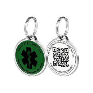 Reliable ESA ID Tag with Free Instant Online Profile Access and Email Notifications