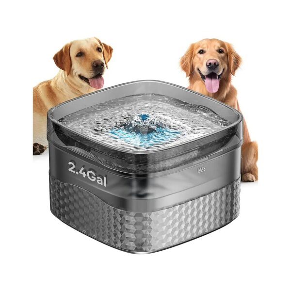 Reliable and Efficient Large Capacity Water Fountain for Dogs and Cats