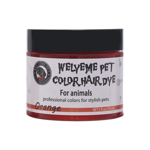 Reliable and Long-Lasting Orange Pet Hair Dye for Dogs and Horses