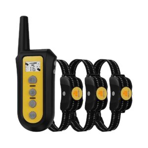 Remote Dog Training Collar with Automatic Bark Control for Small Medium Large Dogs