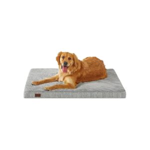 Removable Cover Orthopedic Dog Bed with Memory Foam Support for Large Dogs