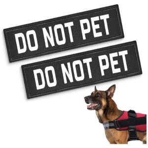 Removable Medium Size Patches for Dog Vests, Harnesses, and Collars