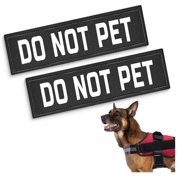 Removable Medium Size Patches for Dog Vests, Harnesses, and Collars