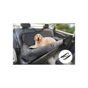 Removable and Washable Large Dog Car Seat for Back Seat Travel Safety