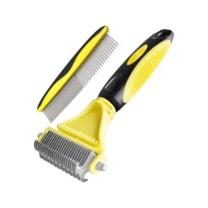 Remove Dead Hair and Tangles with Our Pet Brush and Comb for Small Medium Large Pets