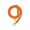 Rescue Orange Color Nylon Rope Dog Leash for Medium Dogs with Handcrafted Training Leash