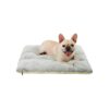 Resistant Pet Bed Mat with Quilted Design and Removable Washable Cover for Medium Dogs