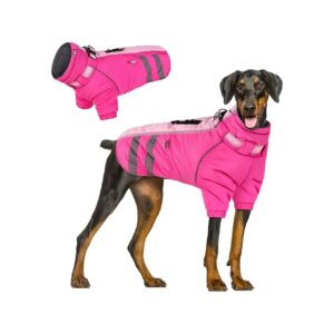 Resistant Snowsuit and Adjustable Neck and Waist for Dogs of All Breeds