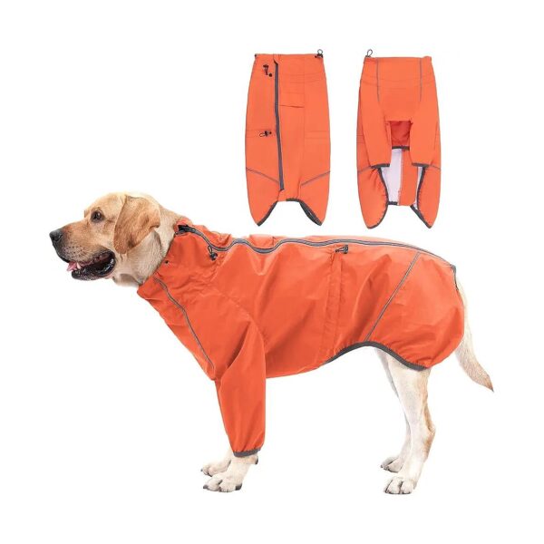 Resistant and Windproof Dog Vest with Reflective Strip and Easy-On/Off Design