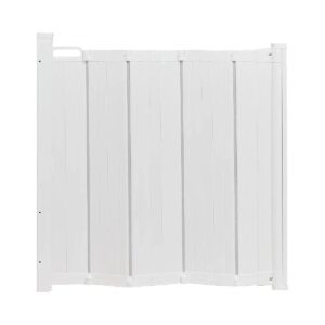 Retractable Baby Safety Gate for Small Spaces 7-2 Inches with Quick Release Latch