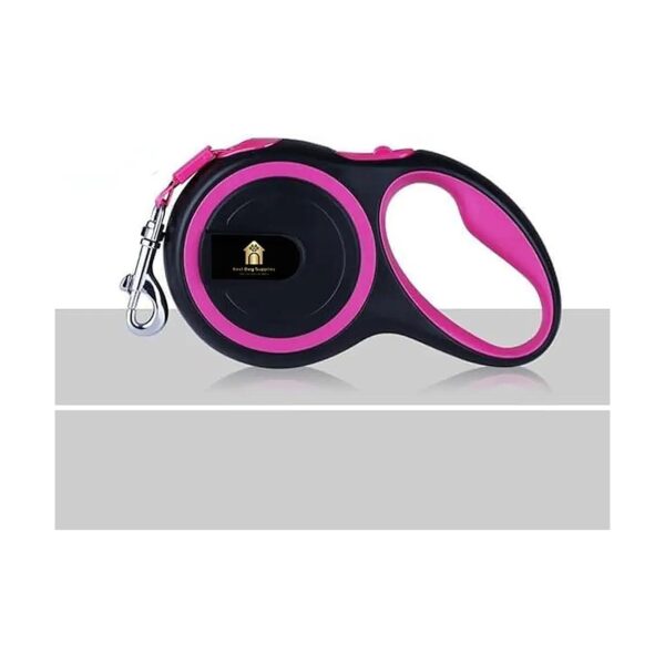 Retractable Leash for Dogs 16ft Pink Large Breeds Durable Handle