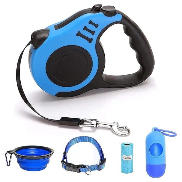 Retractable Leash for Walking Cats and Small Dogs with Pause and Lock Strong Nylon Tape