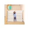 Retractable Mesh Baby Gate with Auto Lock for Doorways, Stairs, and Hallways