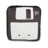 Retro Floppy Disk Plush Dog Toy with Squeaker and Textures