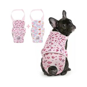 Reusable Dog Diapers for Female Dogs in Heat with Soft and Breathable Fabrics