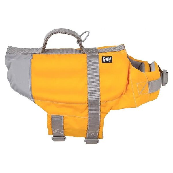 Reusable Dog Life Vest Orange Medium Size With Good Buoyancy 20-40 Pound