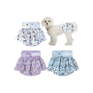 Reusable Female Dog Diapers with Adjustable Waist for Comfort