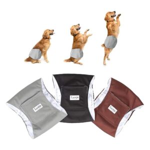 Reusable Male Dog Diapers Medium Size for Small and Medium Breeds