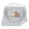 Reusable Quilted Dog Playpen Pads for Large Dogs with Super Absorbency