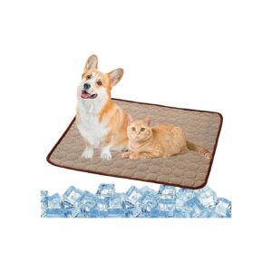 Reusable Washable Ice Silk Cooling Mat for Dogs and Cats Pet Bed