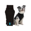 Reusable and Machine Washable Dog Surgery Suit for Medium Dogs with Clip-Up System