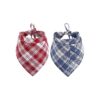 Reversible Soft Cotton Fabric Triangle Bib Dog Collar Bandana for Small Medium Large Pets