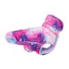 Reversible Tie Dye Dog Coat with Starry-Sky Pattern for Winter Wear