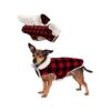 Reversible XS Dog Coat with Leash Access for Comfort and Style