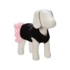 Rhinestone Dog Dresses for Small Breeds Medium Black with Light Pink Birthday Gift