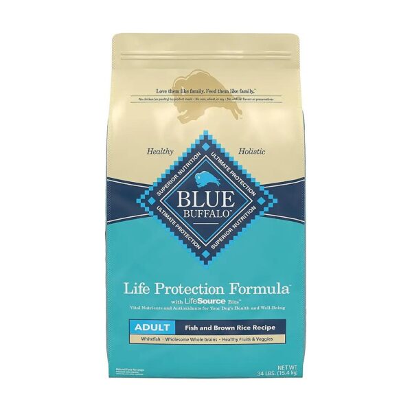 Rich Adult Dry Dog Food with Antioxidants and Vitamins for Healthy Skin and Shiny Coat