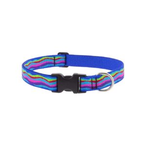 Ripple Creek Pattern Dog Collar with Adjustable Length and Comfortable Fit