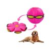 Rolling Fun for Active Dogs with Large Pet Toy Flying Saucer Ball