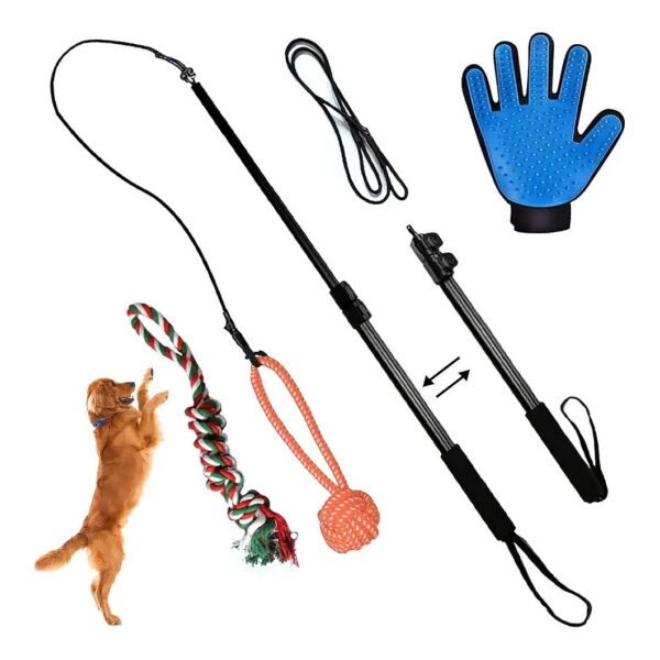 Rope, and Chewing Sticks for Small, Medium, and Large Dogs, Grooming Glove Included