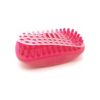 Rose Red 2-in-1 Bath and Massage Brush for Big and Small Dogs, Cats, and Puppies