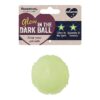 Rosewood Glow in the Dark Bouncing Squeaker Ball for Low Light Play