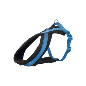 Royal Blue Dog Harness with Fleece Padding and Belly Strap for Medium Dogs 45-80 cm