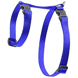 Royal Blue Solid Nylon Pet Harness for Small Pets