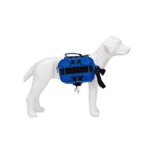 RoyalBlue Tactical Dog Pack with Adjustable Size for Small Medium Large Dogs